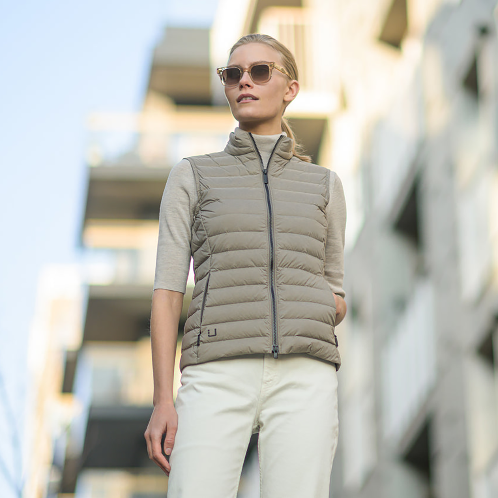 UBR SIRIUS Vest Dame Driftwood