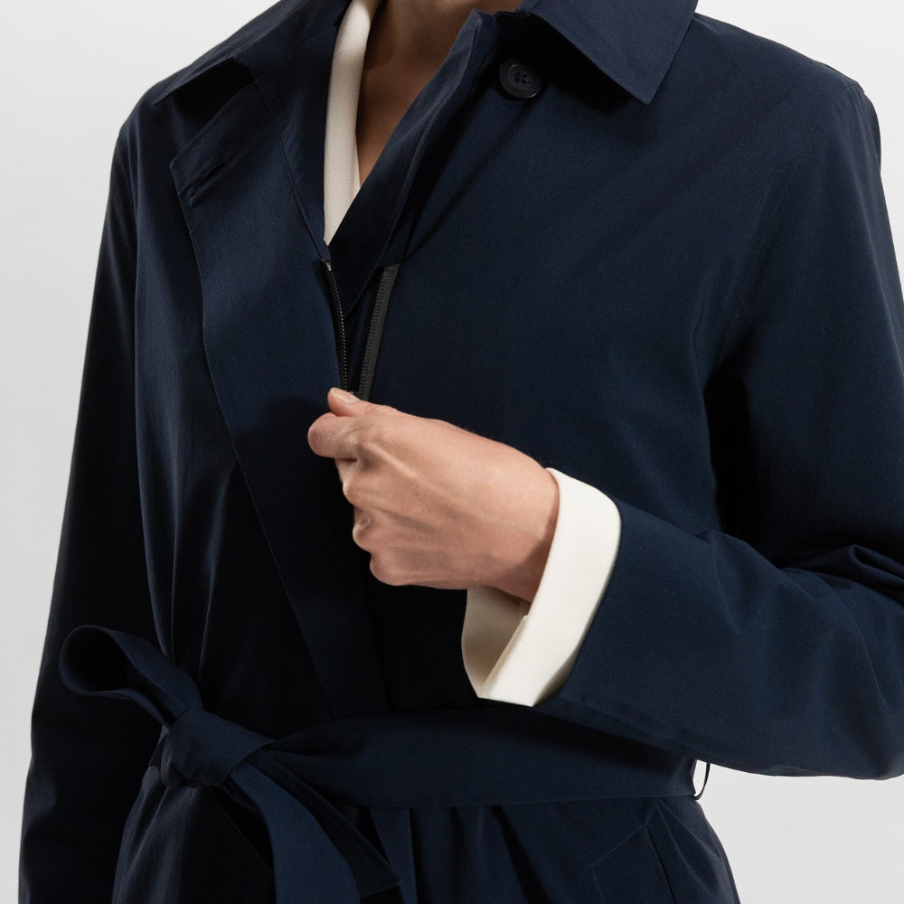 UBR Skylar Trench Coat Navy