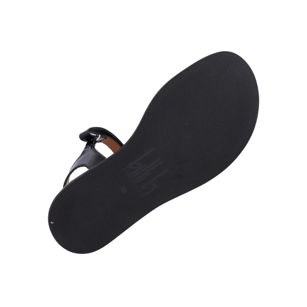 Billi Bi Sandal m/Velcro Black naplack