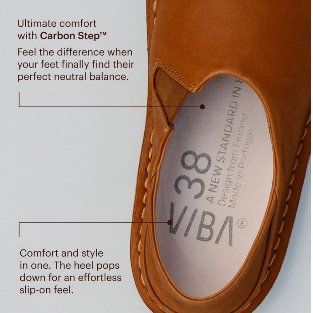 VIBA Zuma Tøffel Cognac Brown