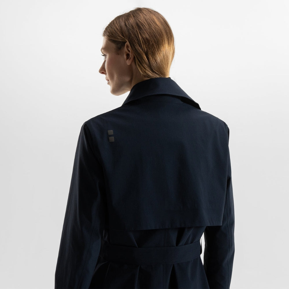 UBR Skylar Trench Coat Navy