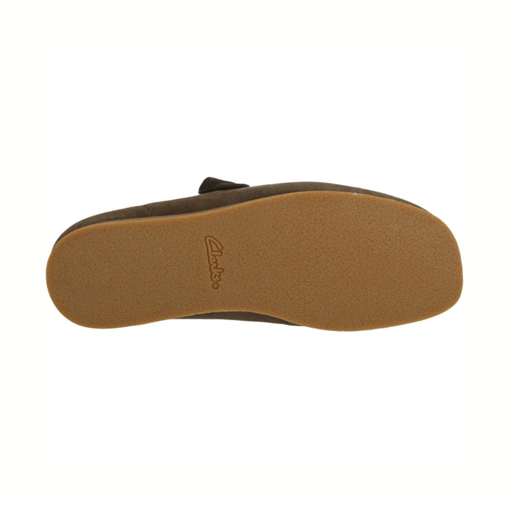 Clarks Sko Wallabee Dark Olive Suede