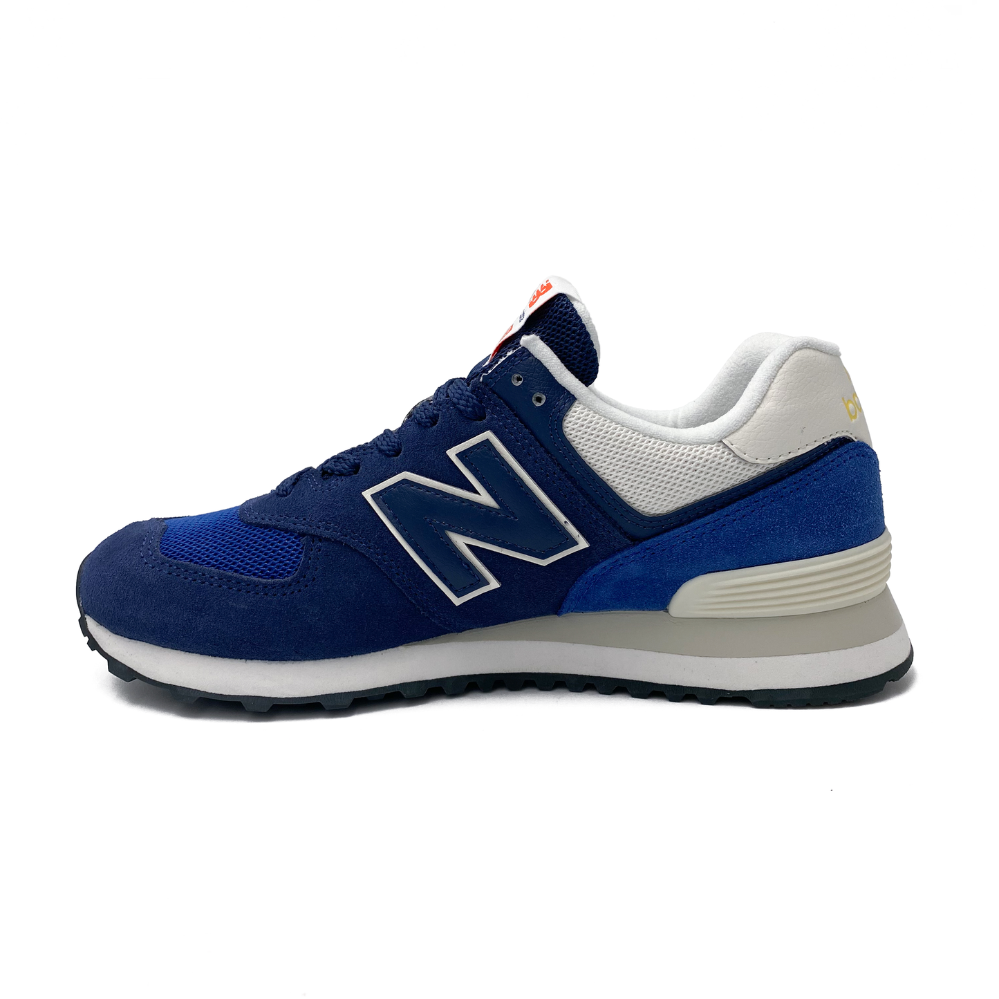 New Balance Sneaker 574 Jeansblå/Orange