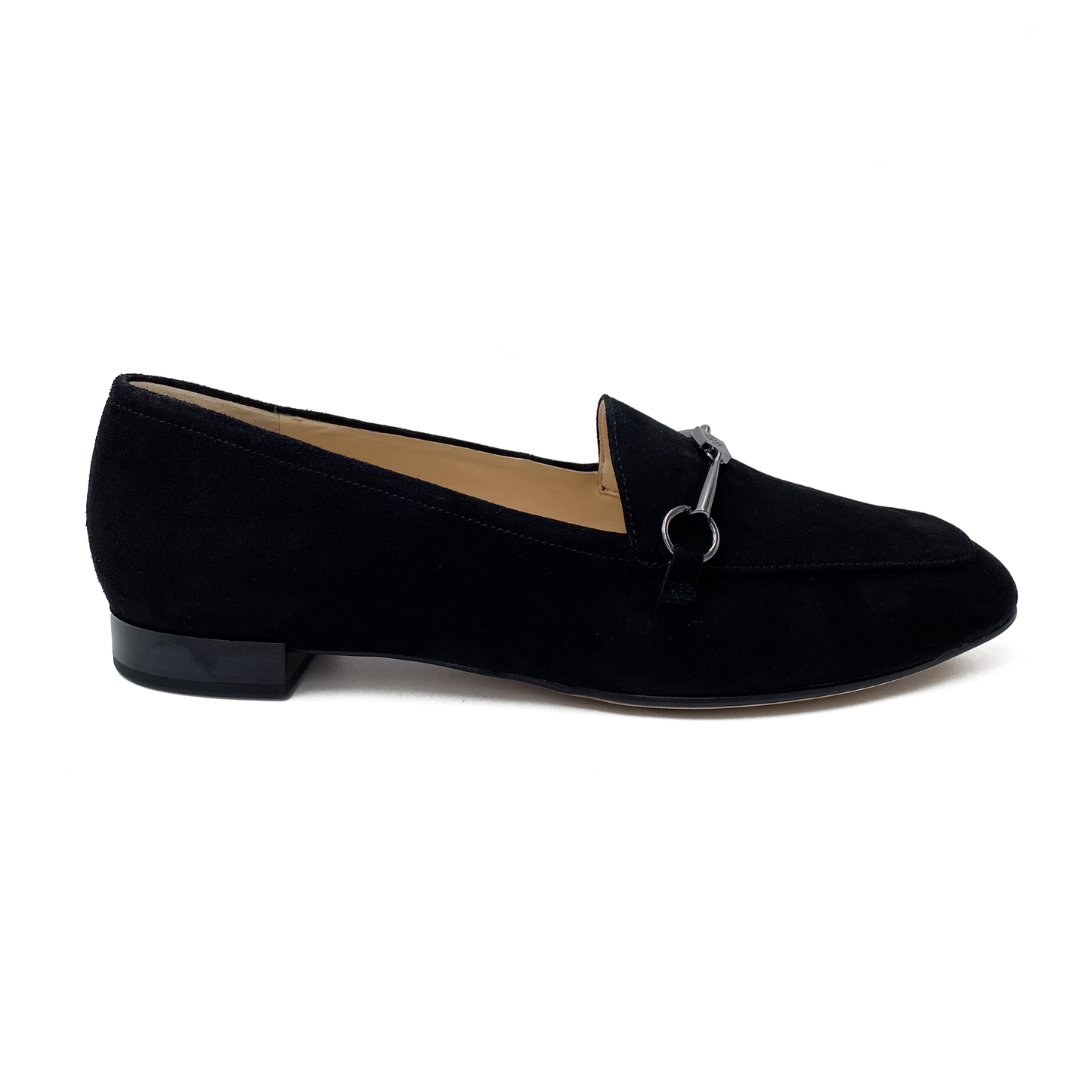 Högl Loafer m/bidsel Ruskind Sort