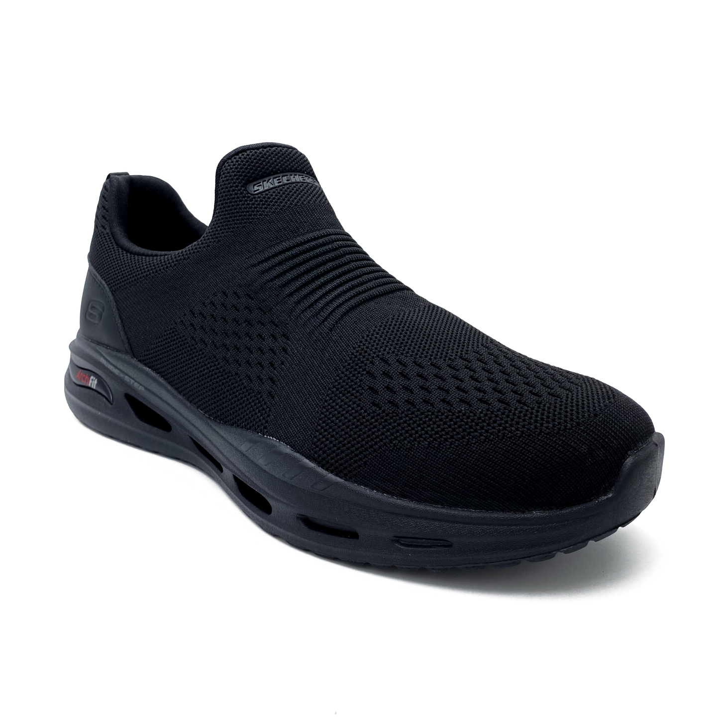 Skechers Herre "stik i"-sko Arch fit Black