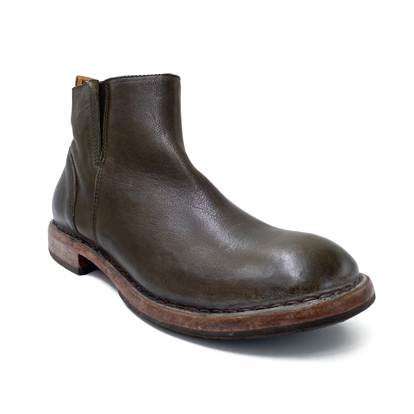 MOMA Dame Støvle m/lyn Old Trafford Leather