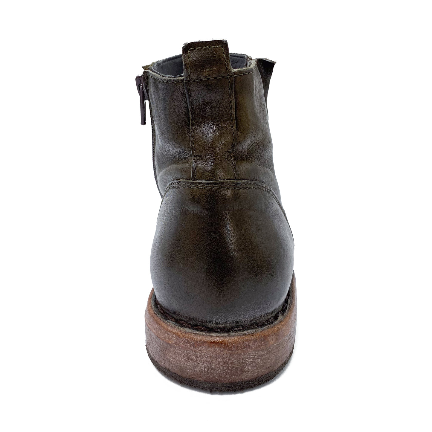 MOMA Dame Støvle m/lyn Old Trafford Leather