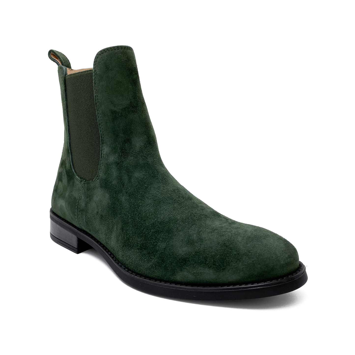 Unisa Chelseastøvle m/lynlås Suede Grøn