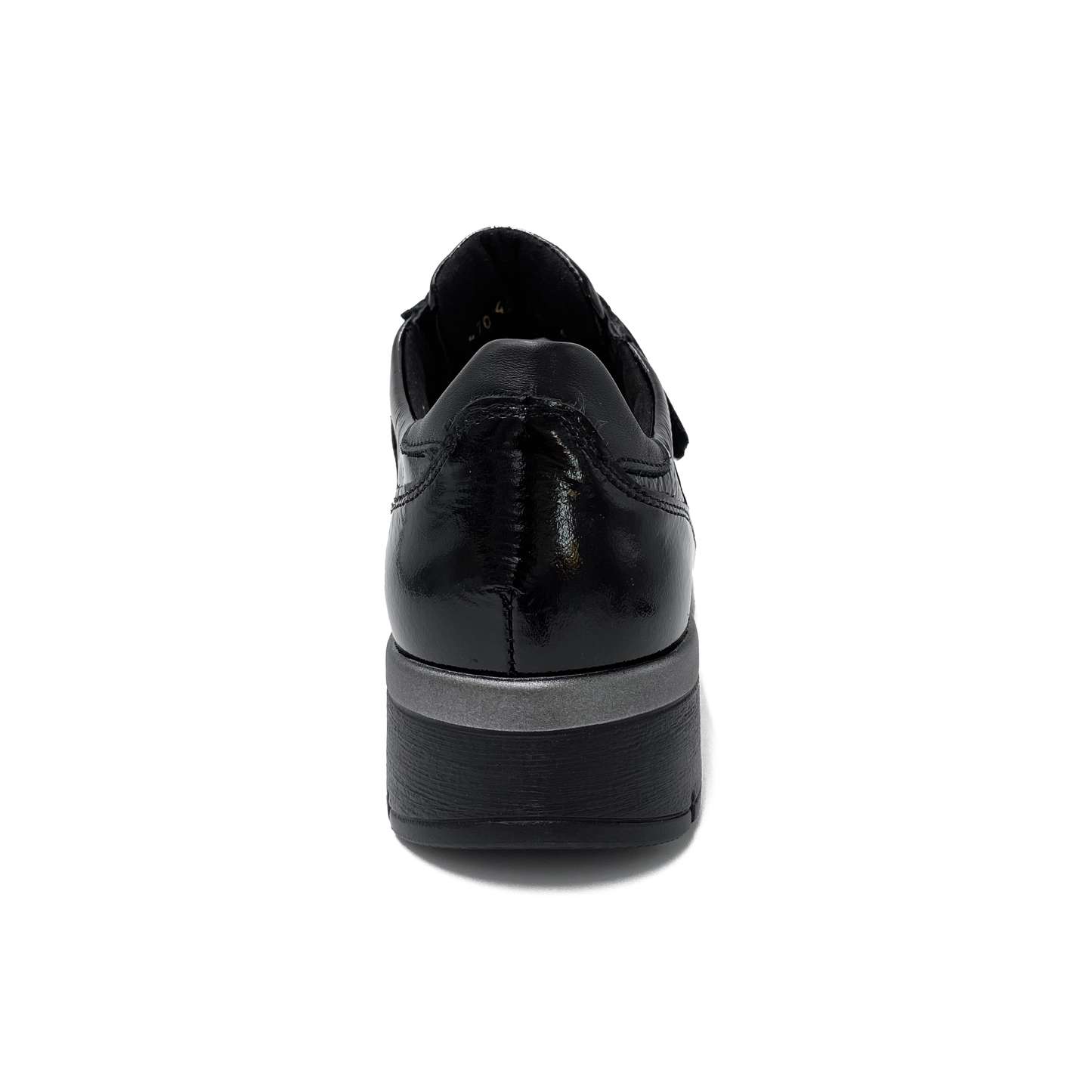 Waldläufer Sneakers m/ velcro og lak Sort