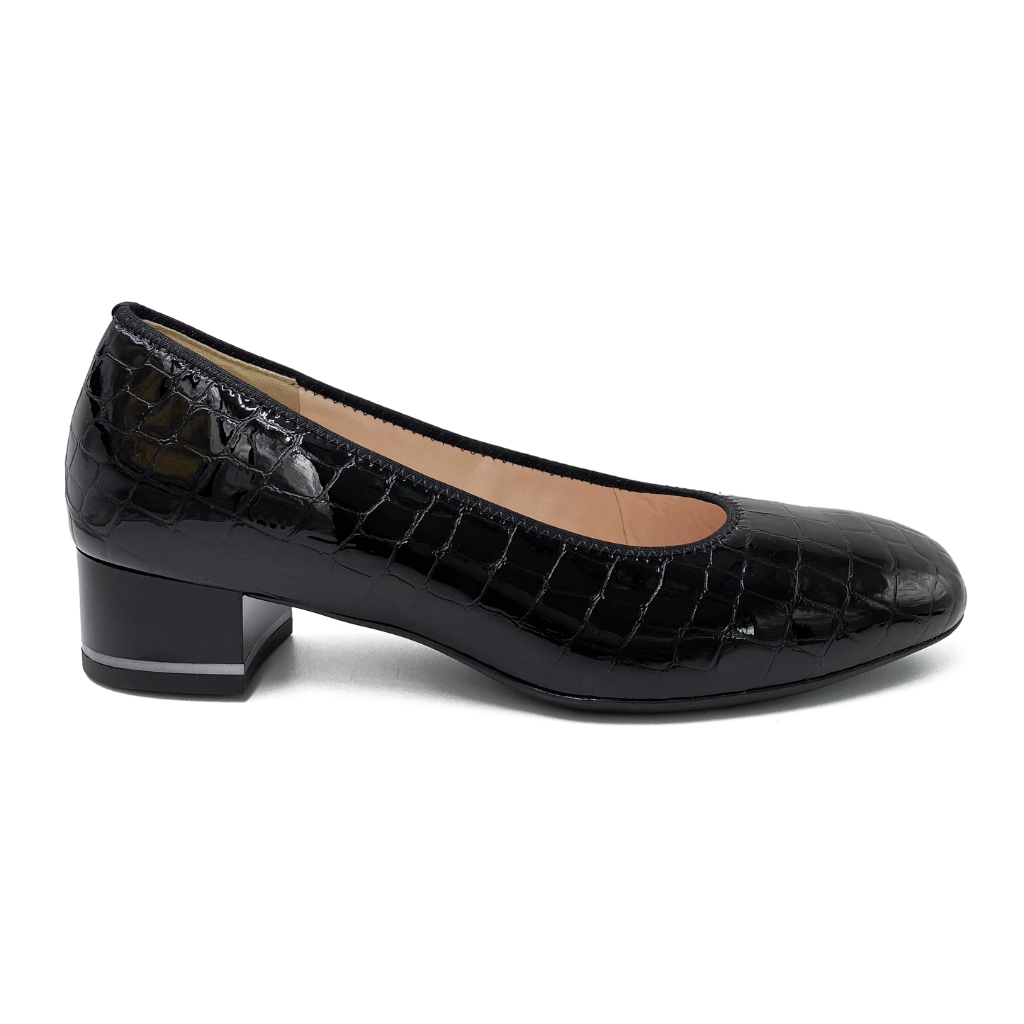 Ara pumps Graz Krokolack Black
