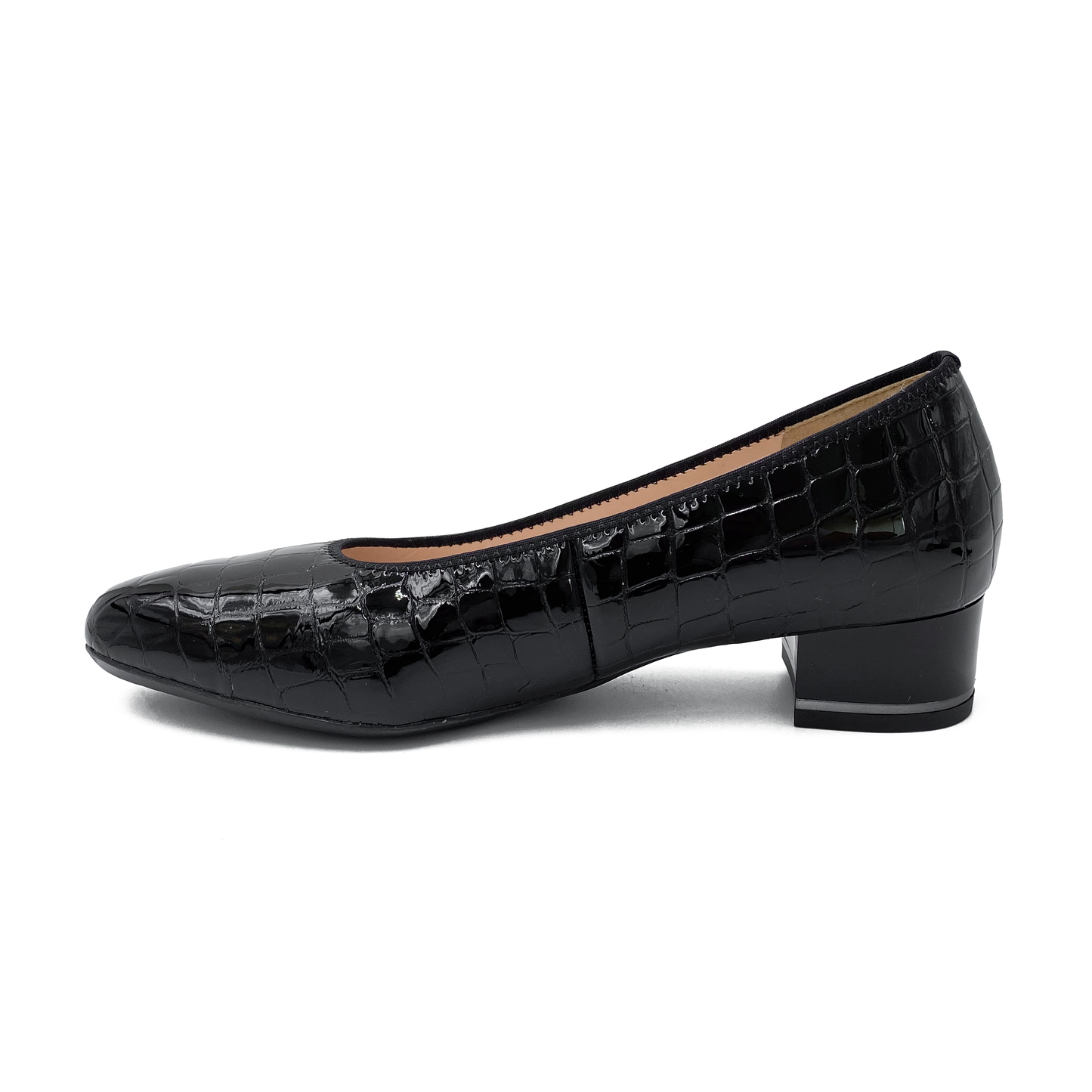 Ara pumps Graz Krokolack Black