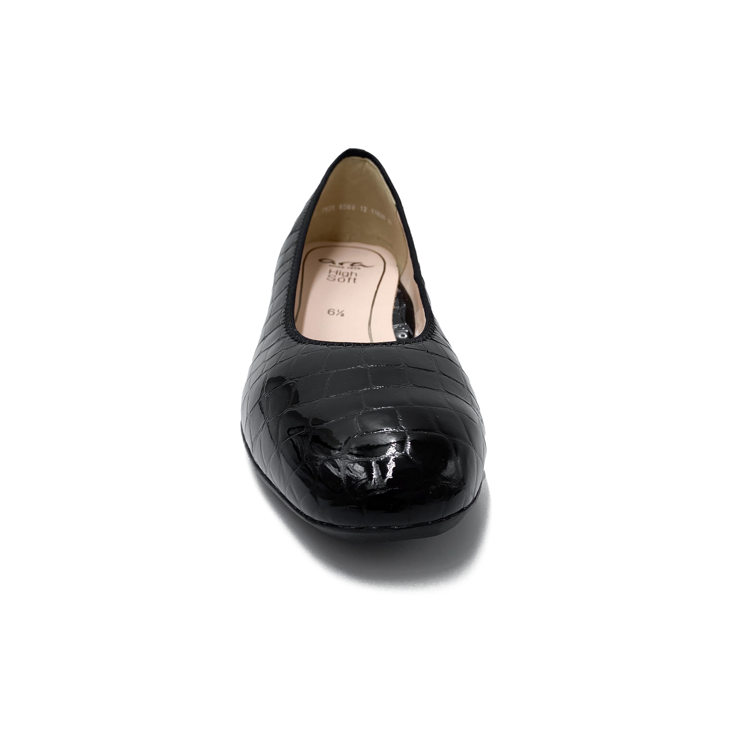 Ara pumps Graz Krokolack Black