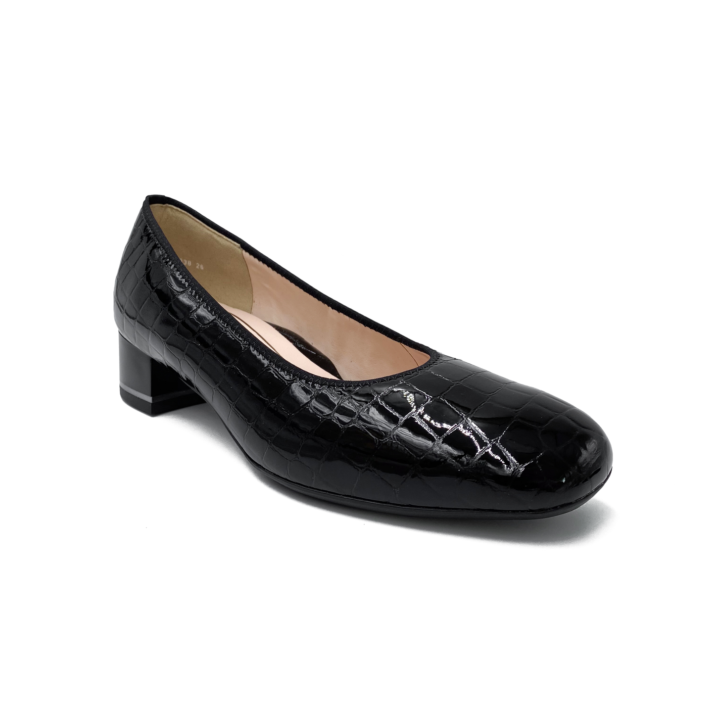 Ara pumps Graz Krokolack Black