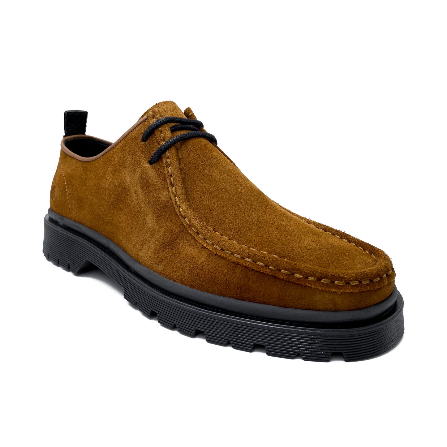 Playboy Sko m/snøre Alain Cognac Suede