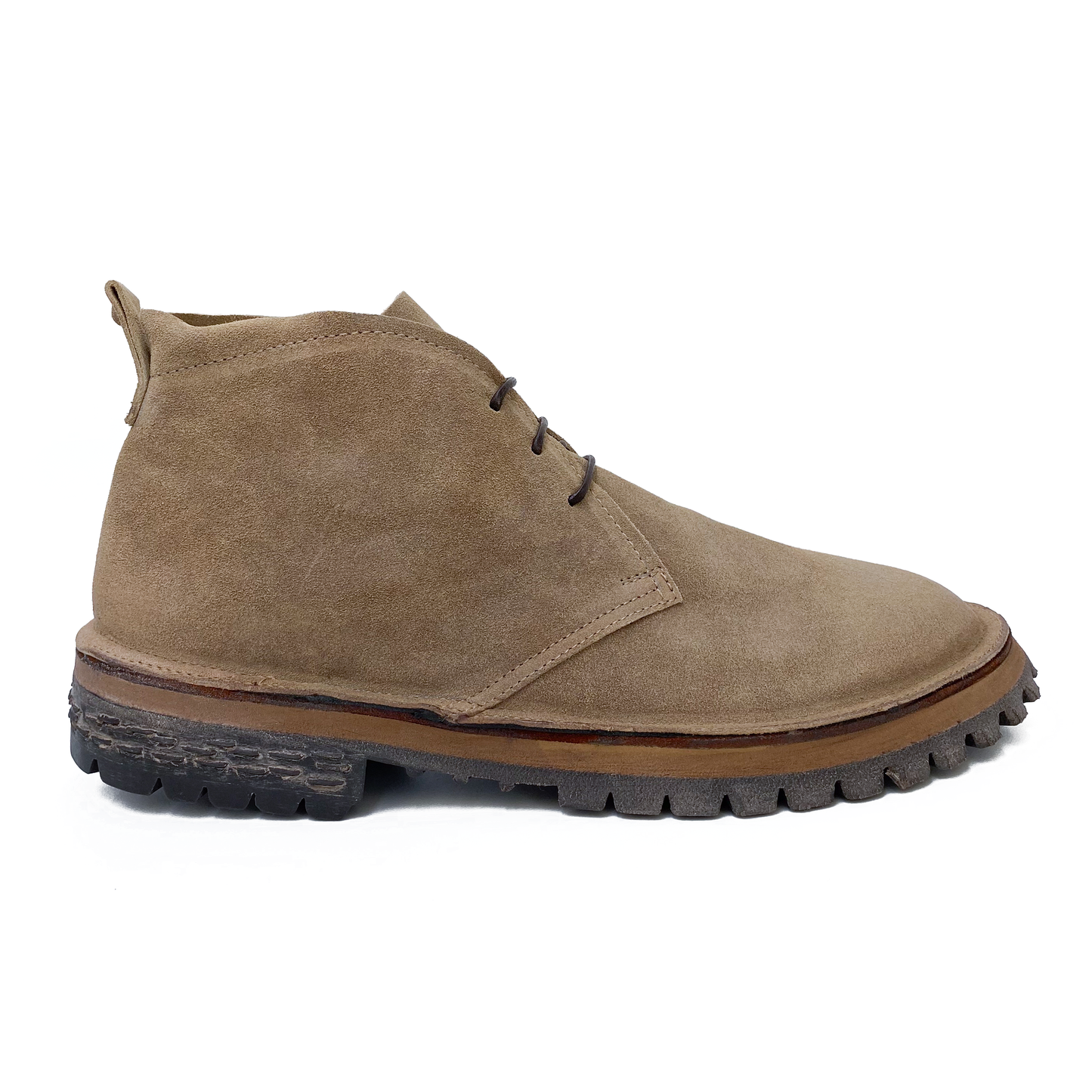 MOMA Herre støvle m/ snøre Acero Suede