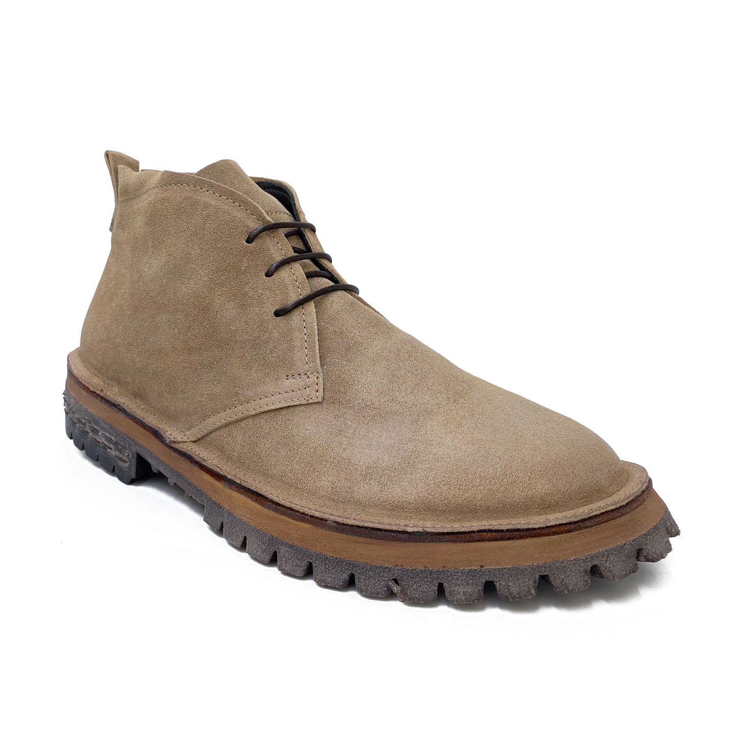 MOMA Herre støvle m/ snøre Acero Suede
