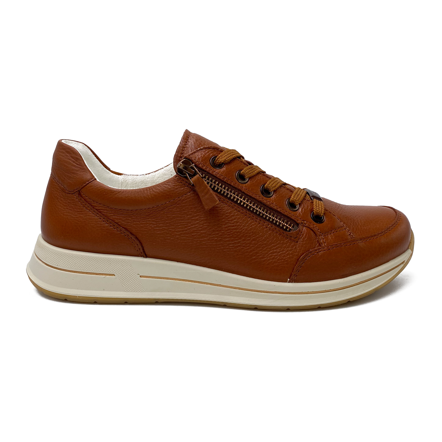 Ara sneaker m/lynlås Osaka Cognac