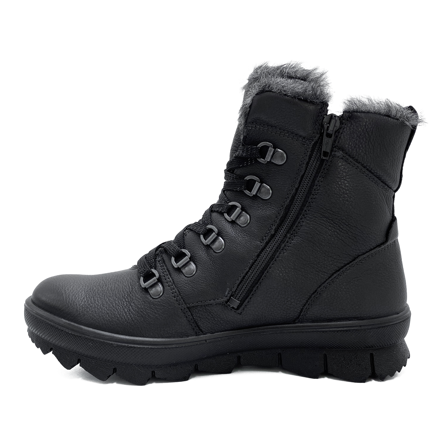 Legero Støvle m/for og lynlås Glat Skind GORE-TEX Novara Schwarz