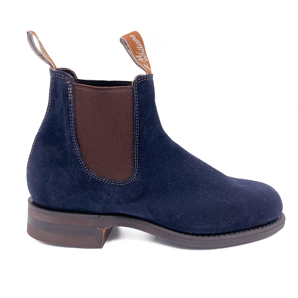 Rm williams sale blue suede