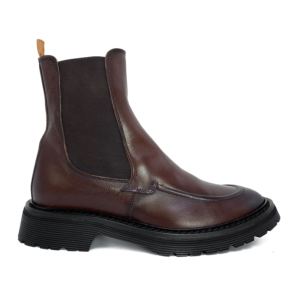 Elia Maurizi Lang Chelseasboot m/fed sål 1217 Brown