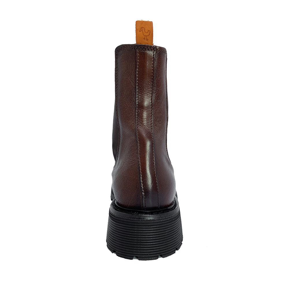 Elia Maurizi Lang Chelseasboot m/fed sål 1217 Brown