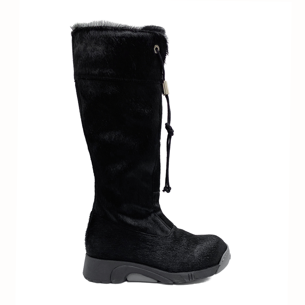 Bumper Støvle Lang Pony Black