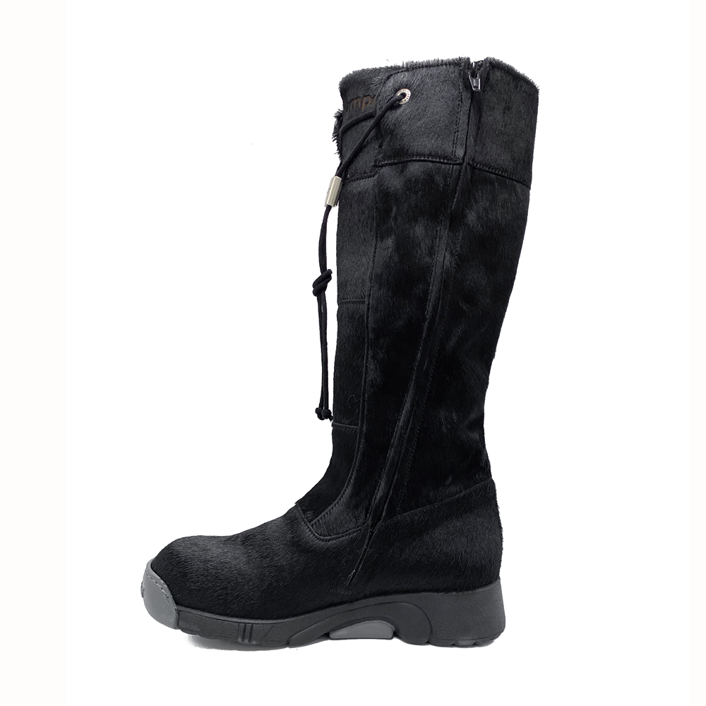 Bumper Støvle Lang Pony Black