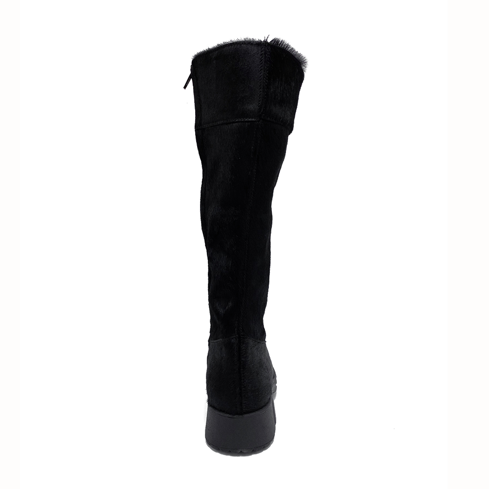 Bumper Støvle Lang Pony Black
