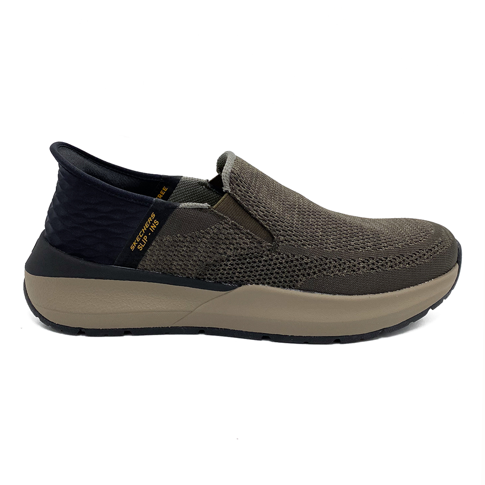 Skechers Slip-In Neville Rovelo Olive Black