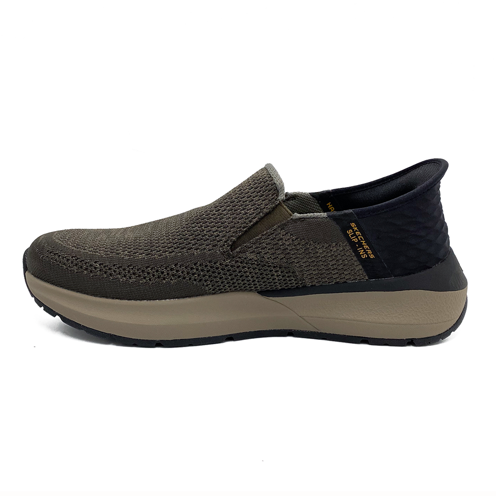 Skechers Slip-In Neville Rovelo Olive Black