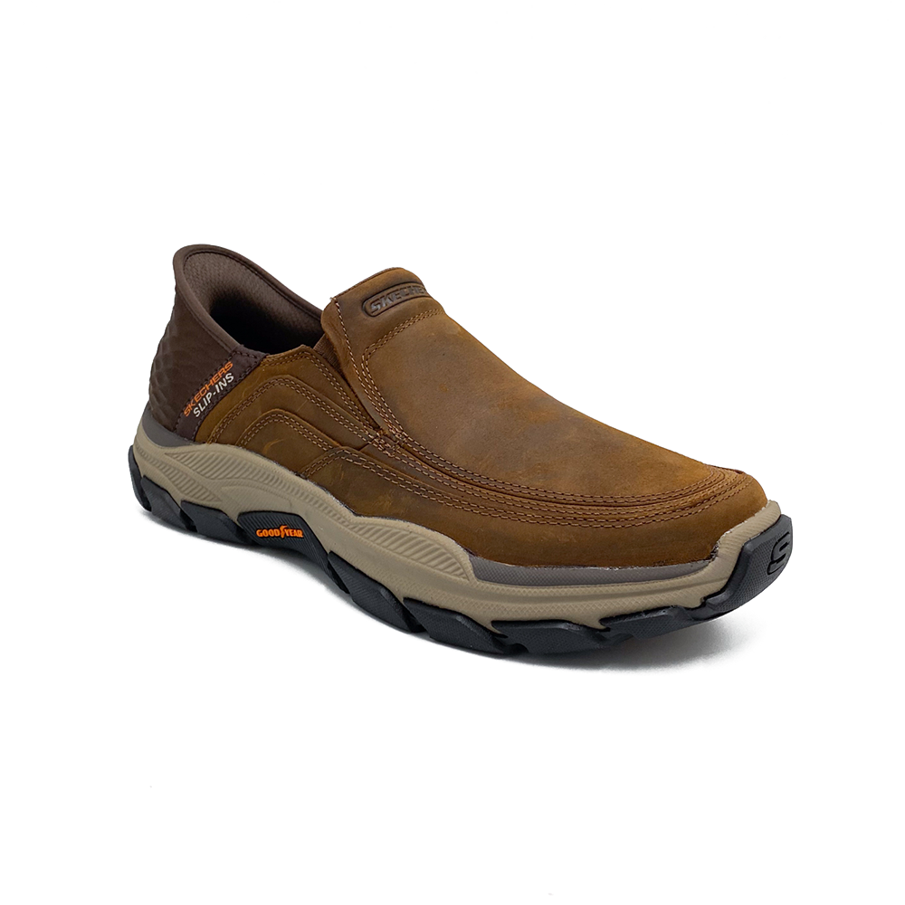 Skechers Slip-In Respected Dark Brown