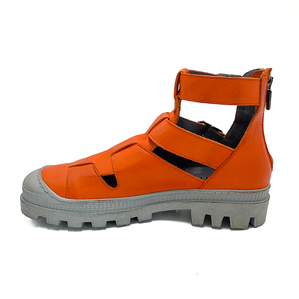 Lofina Sko m/spænde Zucca/Orange