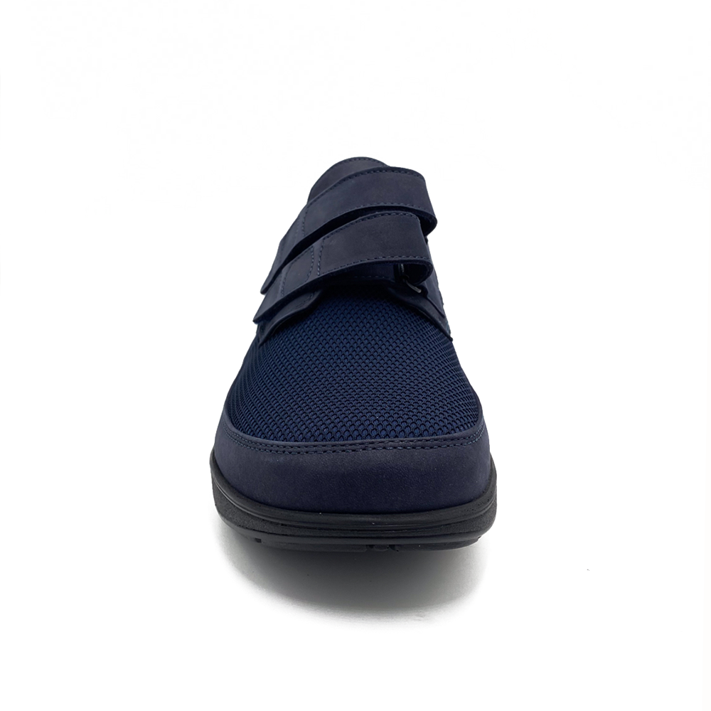 New Feet Herresko med velcro Blå