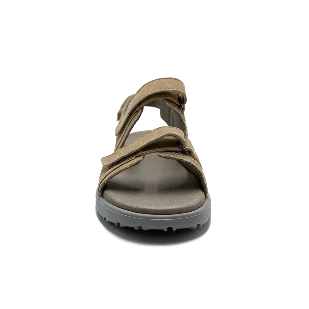 New Feet Sandal m/2 velcro Præget Sand