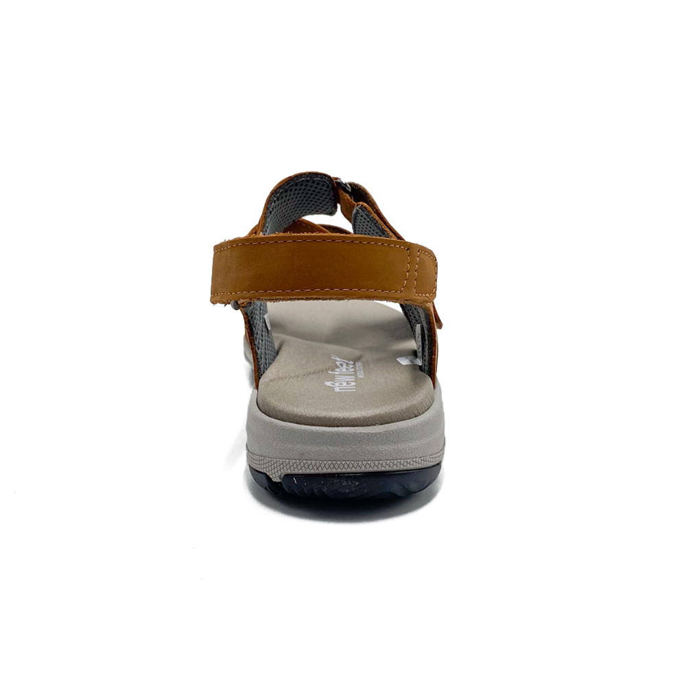 New Feet Sandal m/2 velcro Cognac