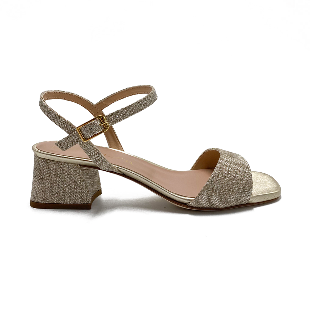 Unisa Sandal m/hæl Kirk Platino