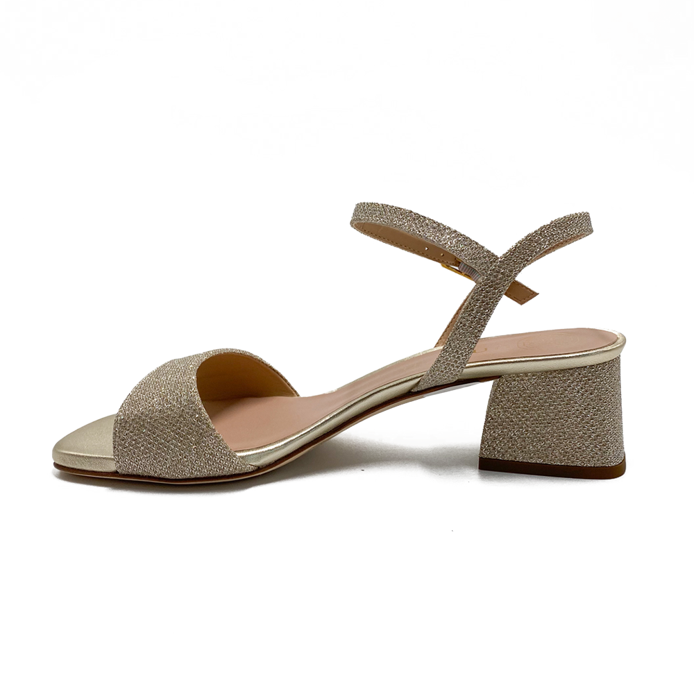 Unisa Sandal m/hæl Kirk Platino