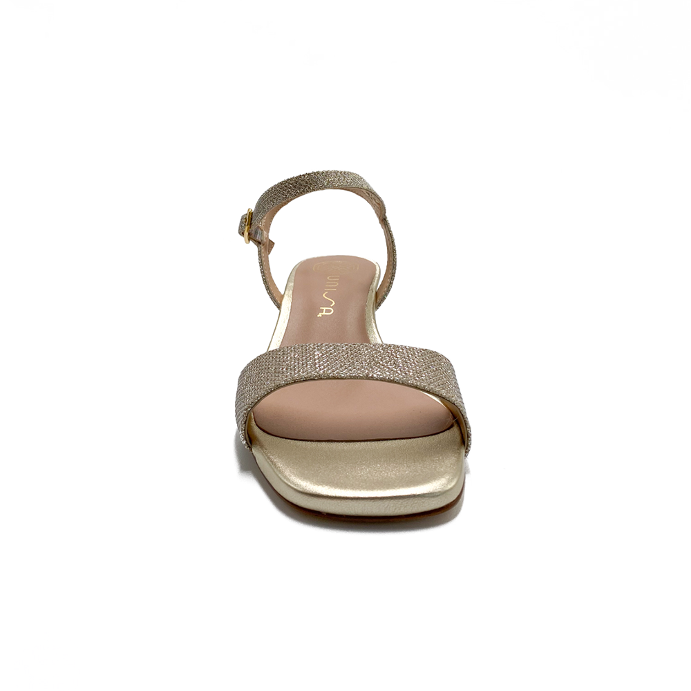 Unisa Sandal m/hæl Kirk Platino