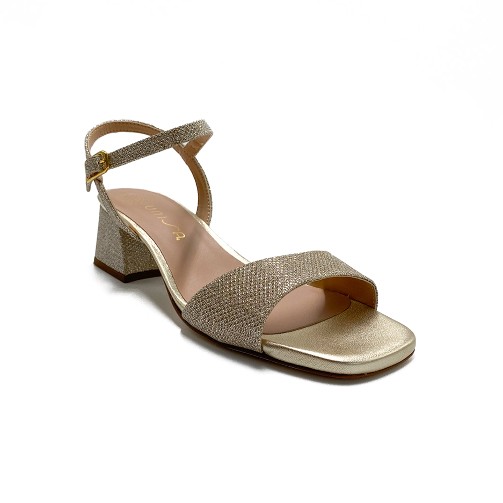 Unisa Sandal m/hæl Kirk Platino