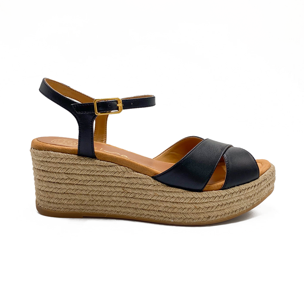 Unisa Sandal m/kilehæl Kira Black