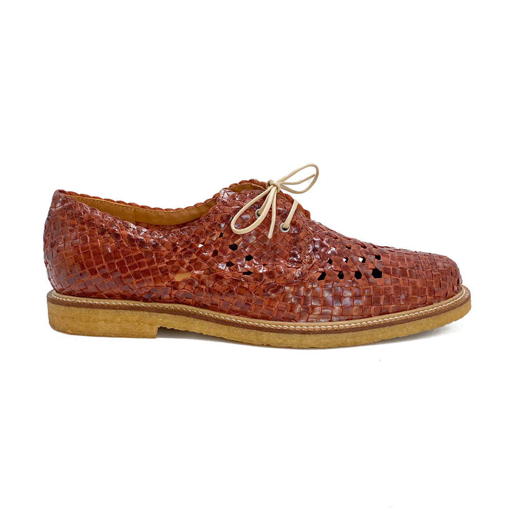Angulus Sko Flettet Terracotta