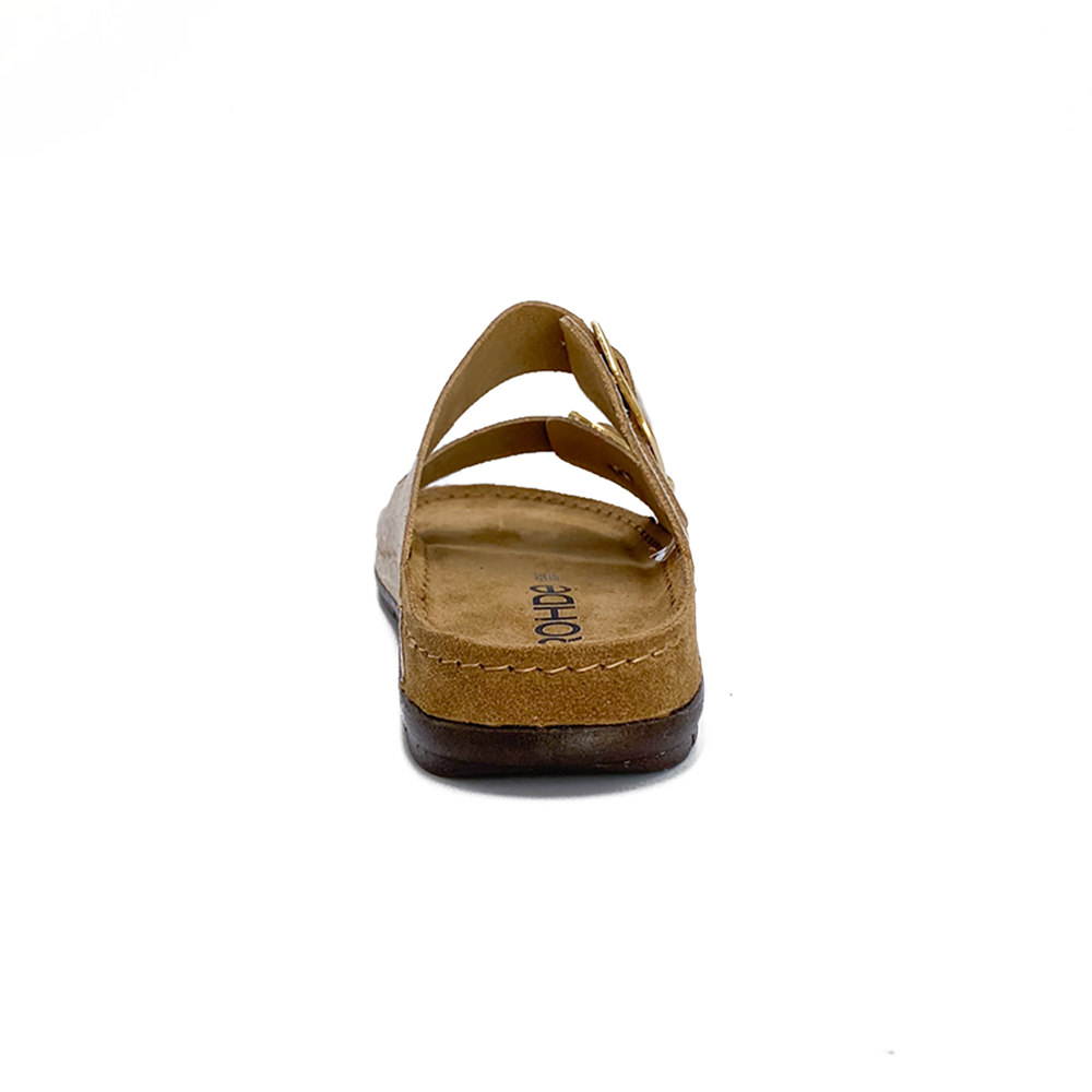 Rohde Biosandal Blød Natur m/Guld glitter