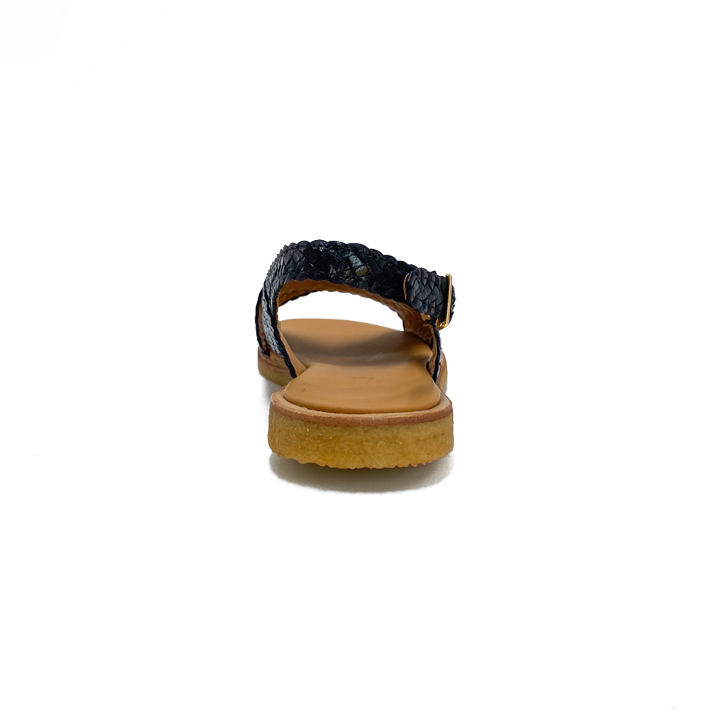 Angulus Sandal Flettet Blaxk
