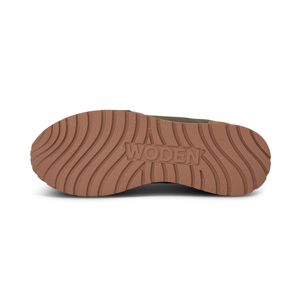 WODEN Sneaker Ronja Dark Olive/Orchid