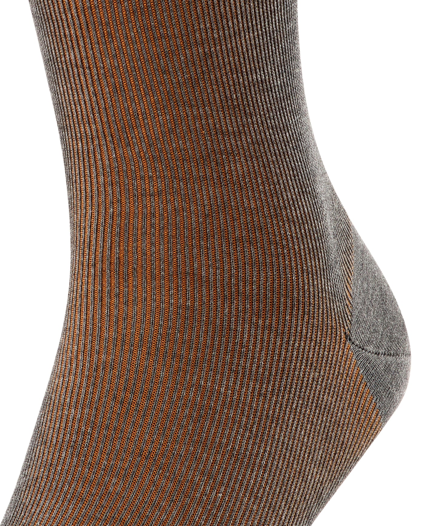 Falke Herre strømpe Fine Shadow Grå/cognac