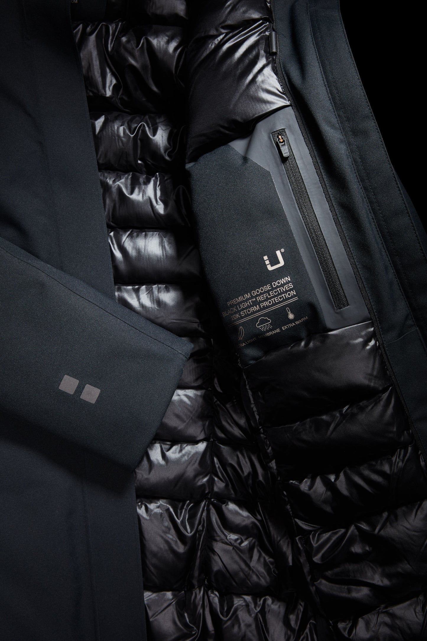 UBR White Heat Parka Black
