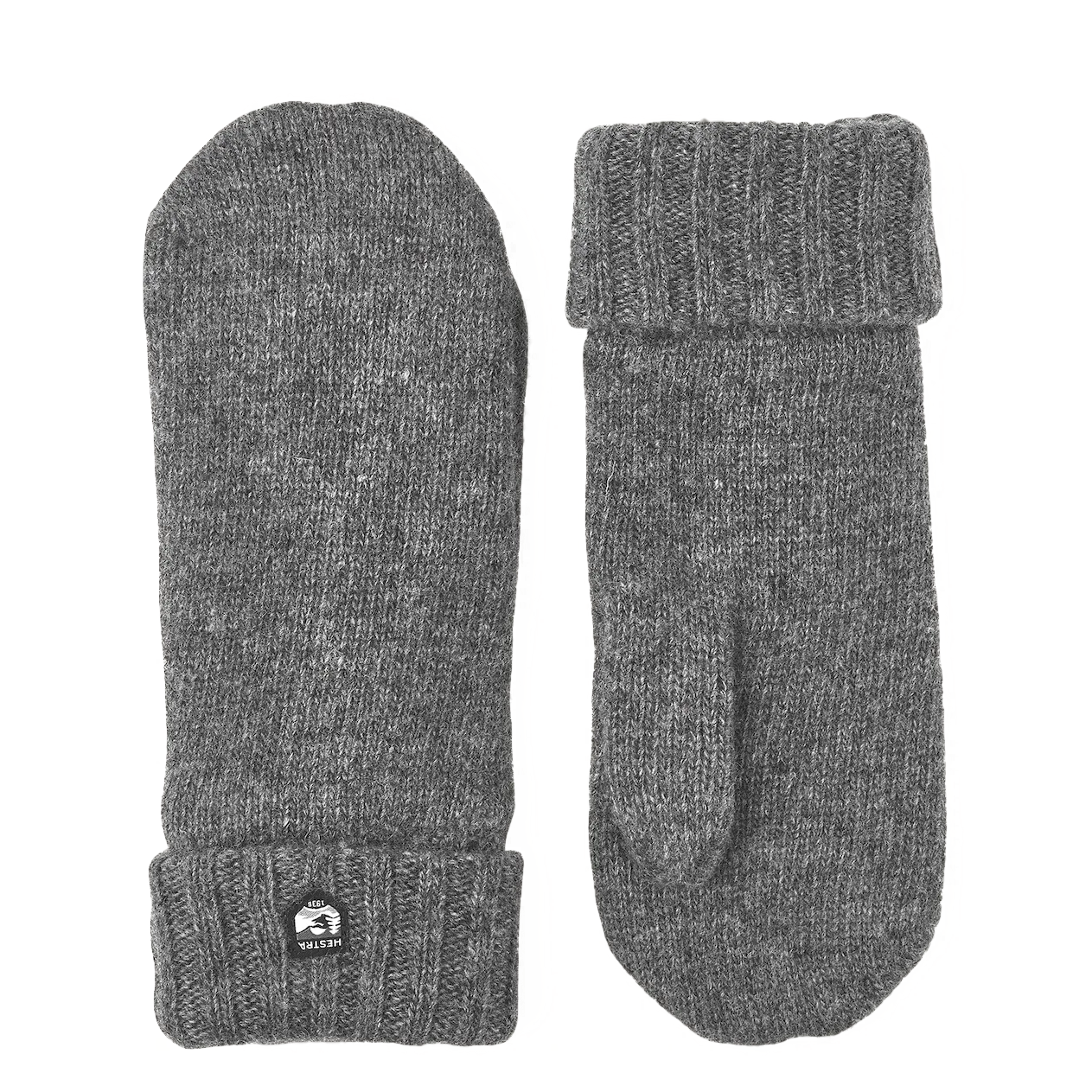 Hestra Dame Strikluffer Bonnie Knit Mitt Grey