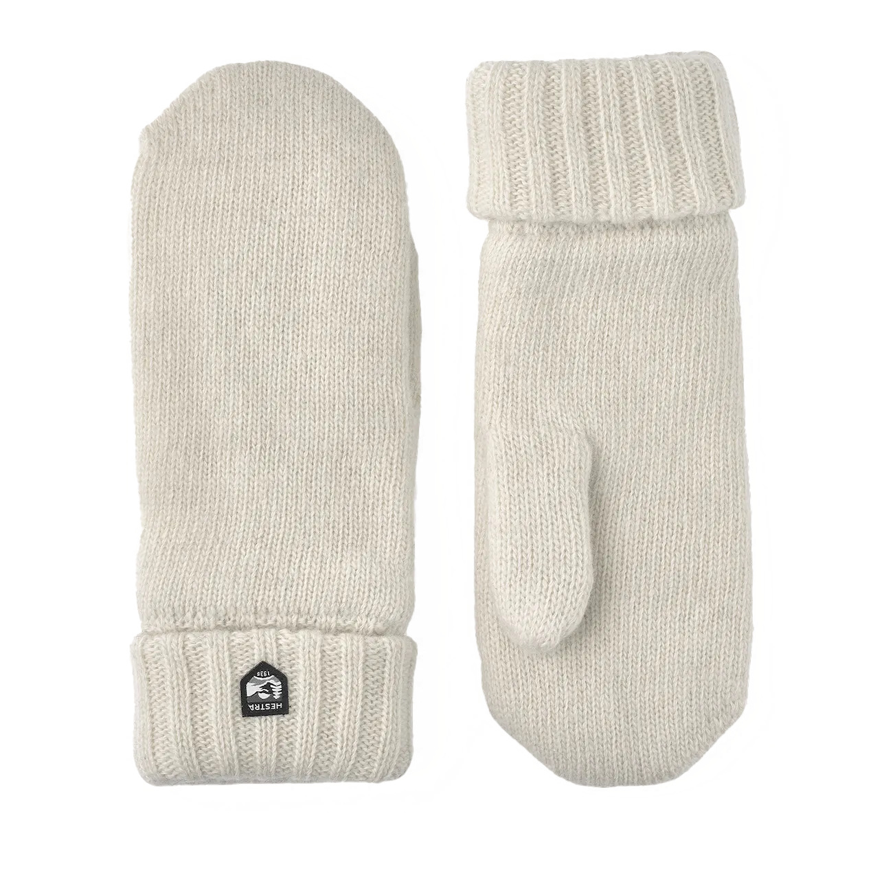 Hestra Dame Strikluffer Bonnie Knit Mitt Offwhite