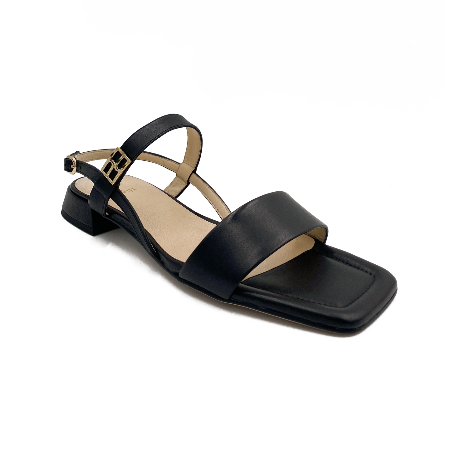 Högl Sandal m/ hælrem Black