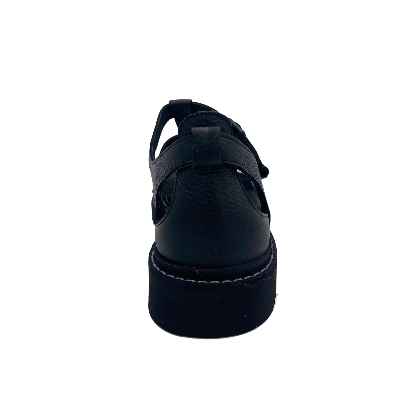 New Feet Sandal m/hælkappe 2 velcro Sort